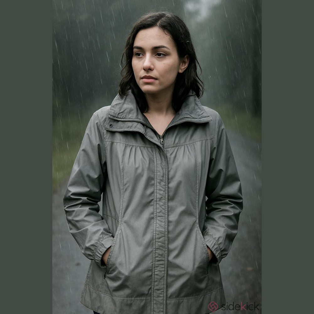 H&M Women’s Grannycore JACKET COAT GRAY PUFFY SLEEVES SIZE 12 MEDIUM‎ Scandi - Picture 2 of 2
